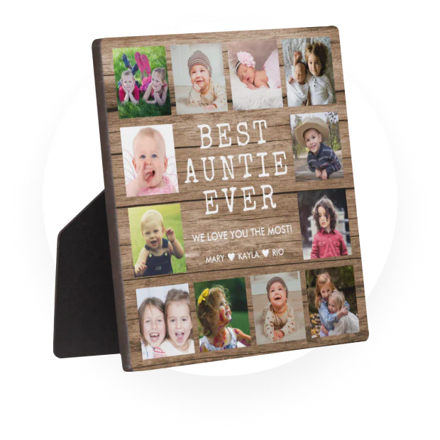 Customize Your Baby's Photos on Wooden Picture Frames