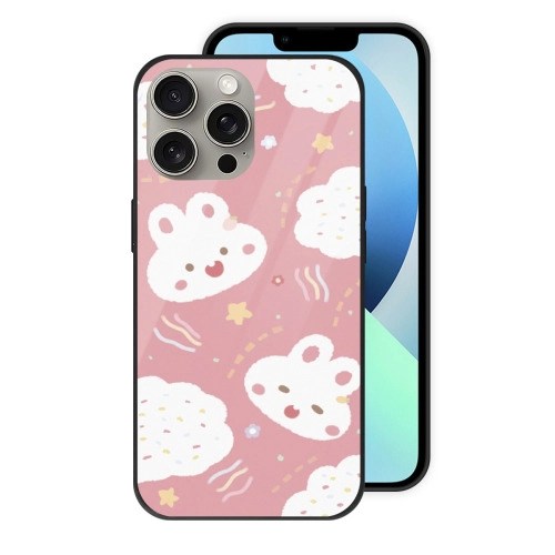 Charming Bear / Clouds Mirror Case for iPhone 13 Pro Max - Stylish Protection