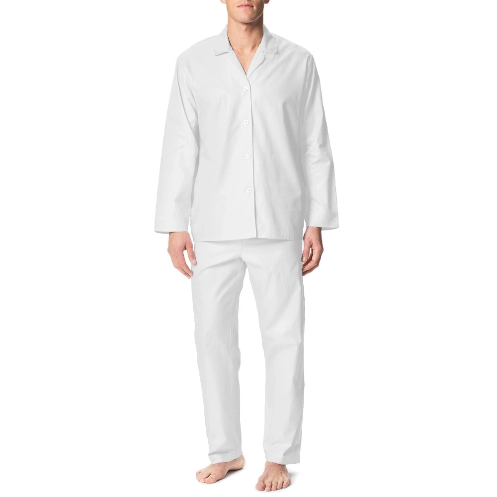 Silky Soft Full-Length Pajama Set - Luxurious Velvet Finish Sleepwear for Ultimate Comfort