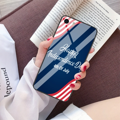 Customizable Apple 5S Tempered Glass Phone Case - Celebrate Independence Day in Style