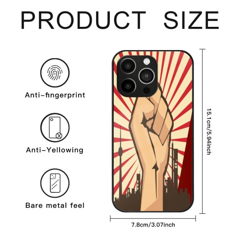 Elevate Your Style with the iPhone 14 Pro's Chic Customizable Tempered Case