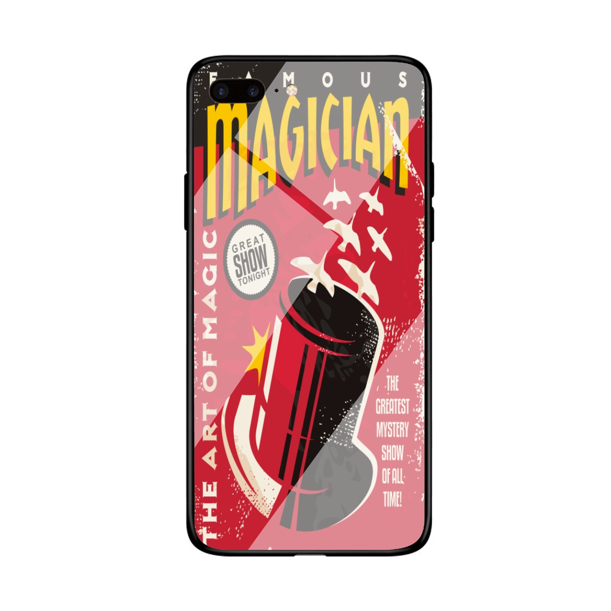 Enchanting Magician Art iPhone 7/8 Plus Case - Durable Tempered Glass Protection