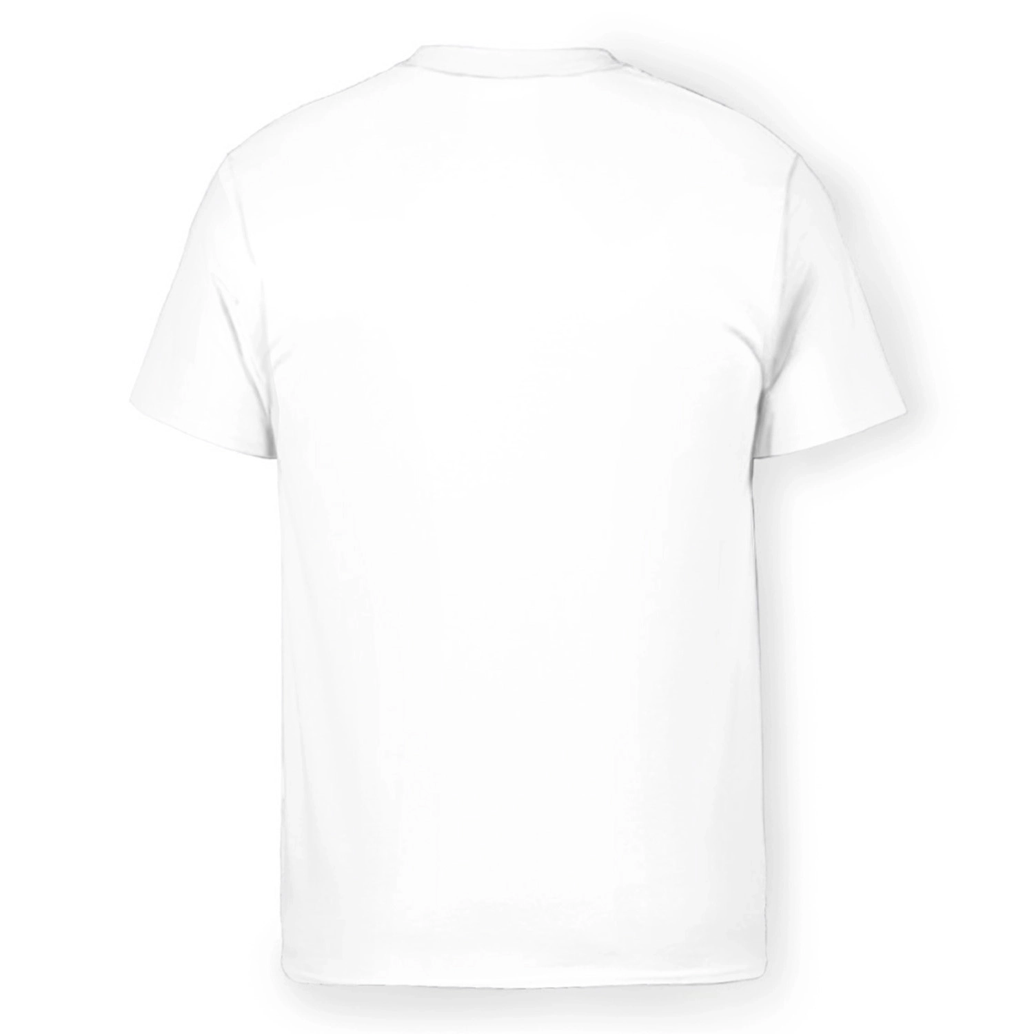 Customizable Premium Cotton Men's T-Shirt - Classic Fit, European Size, Pure White - Design Your Own Unique Style