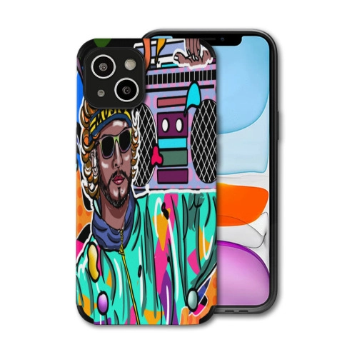 Urban Artist-Designed iPhone 14 Case - Unique Graffiti Style Protective Skin Cover for Trendsetters