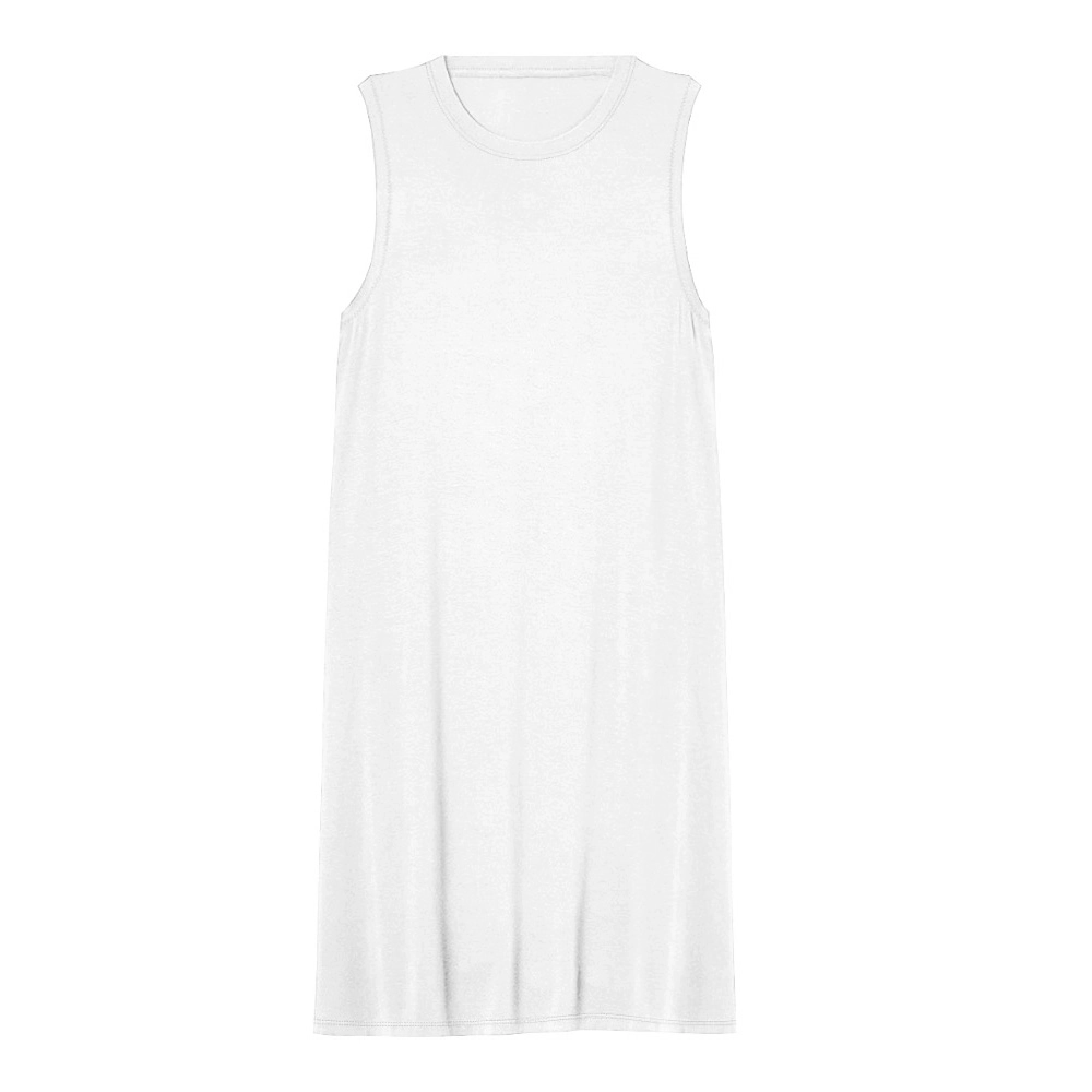 Chic A-Line Tank Dress for Women - Versatile and Comfortable Sleeveless Dress with Personalized Touch for Casual or Evening Wear