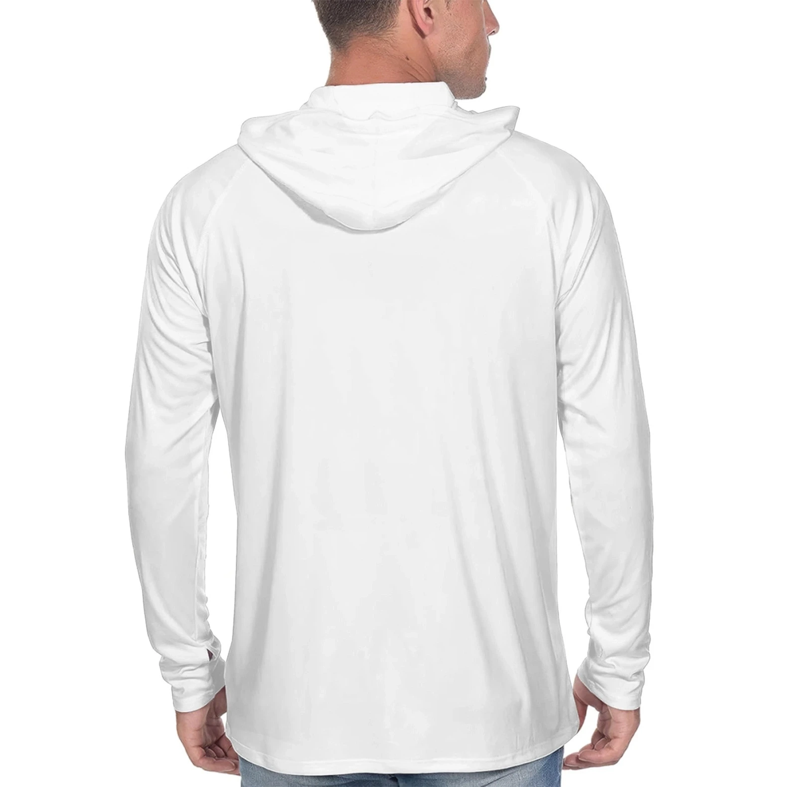 Custom Full-Print UV Protection Hoodie - Personalized Design Sun-Resistant Shirt for Stylish Outdoor Comfort