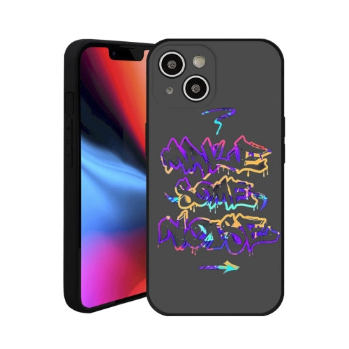 Vibrant Graffiti-Style Silicone Case for iPhone 15 – Durable, Custom-Designed Protection with Urban Flair