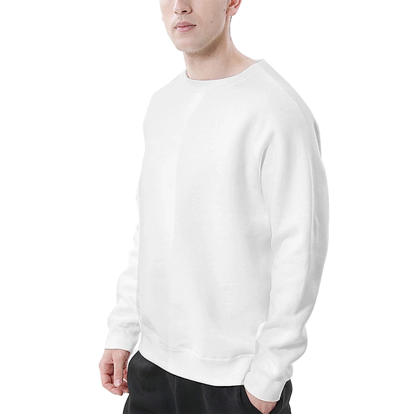 Customized Lightweight European-Style Fleece Sweater with Personalized Design