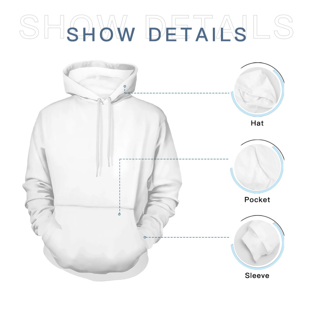 Customized Adult Comfort Hoodie Set with Dual-Layer Hood for Personalized Style