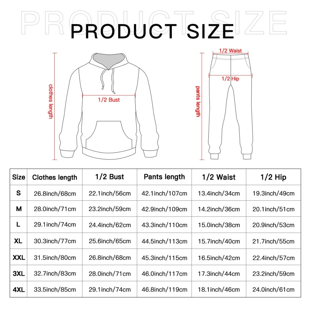 Customized Adult Comfort Hoodie Set with Dual-Layer Hood for Personalized Style