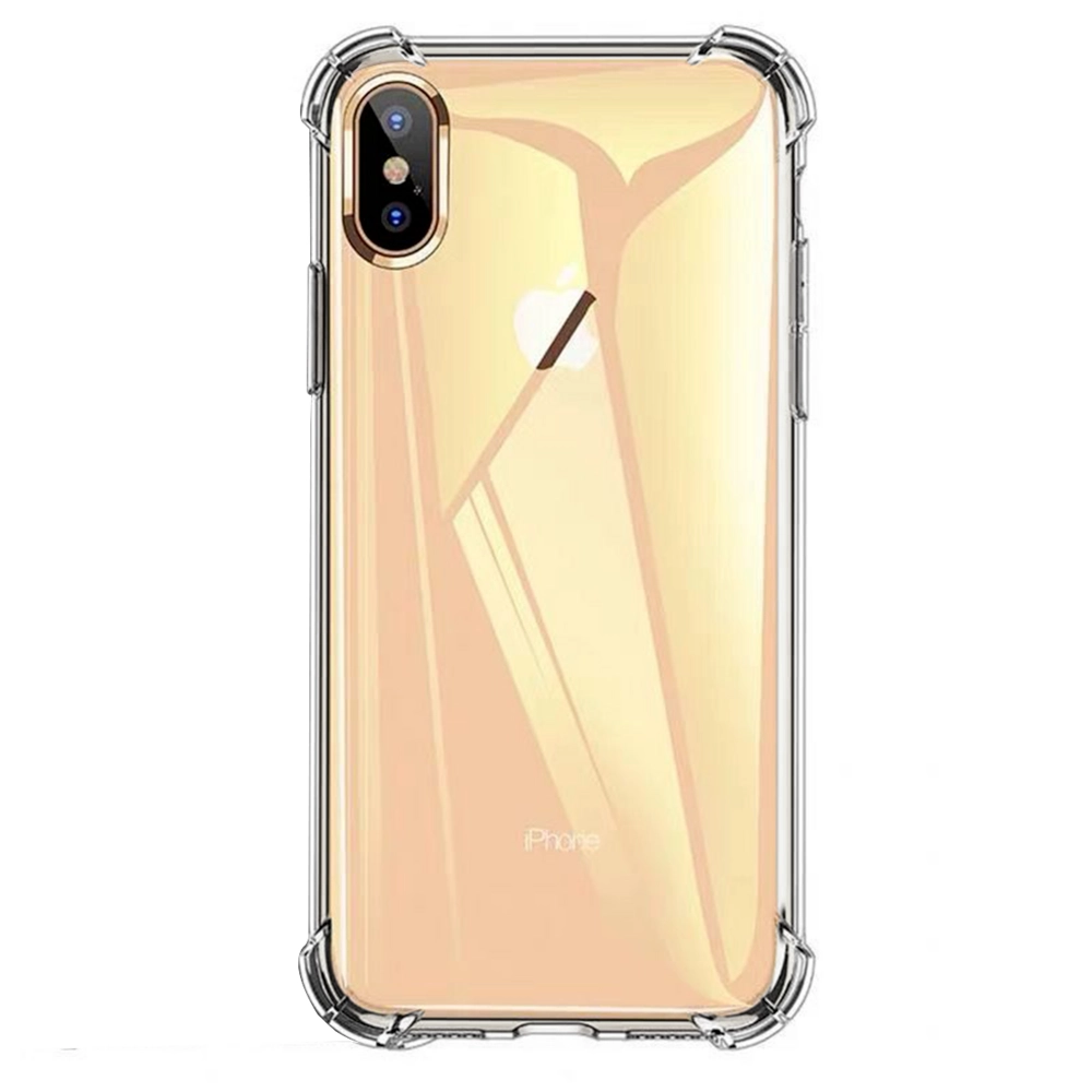 Spooky Night Skeleton Halloween Party Design Transparent iPhone X Case - Unique Graphic Slim Fit Shockproof Cover