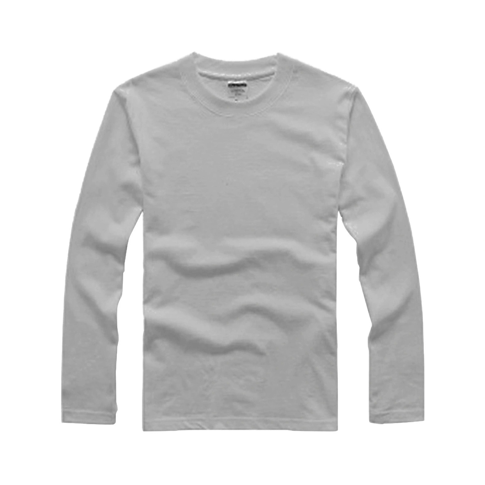 Customized Men's Long Sleeve Cotton European Fit Tee