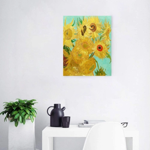 Customizable Van Gogh-Inspired Sunflower Oil Painting Kit - Personalize Your Masterpiece