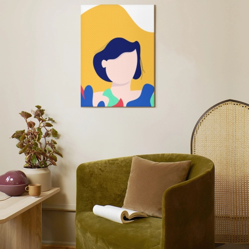 Customized Vertical Canvas Art - Unique Home Decor