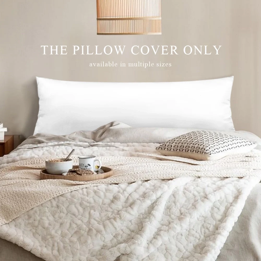 Luxurious Dual-Sided Long Body Pillow Cover, Customizable Design - Available in Multiple Sizes