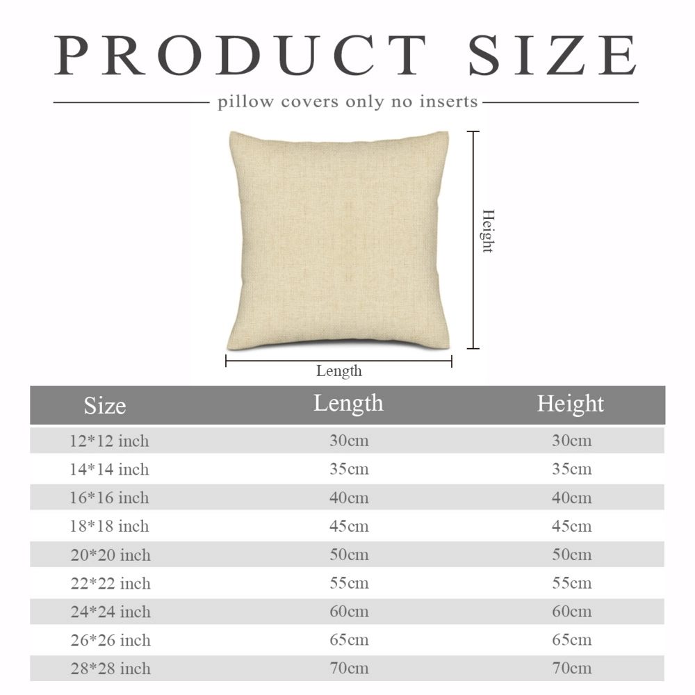 Beige Linen Decorative Throw Pillow Cover – Versatile Two-Tone Design for Modern Home Décor