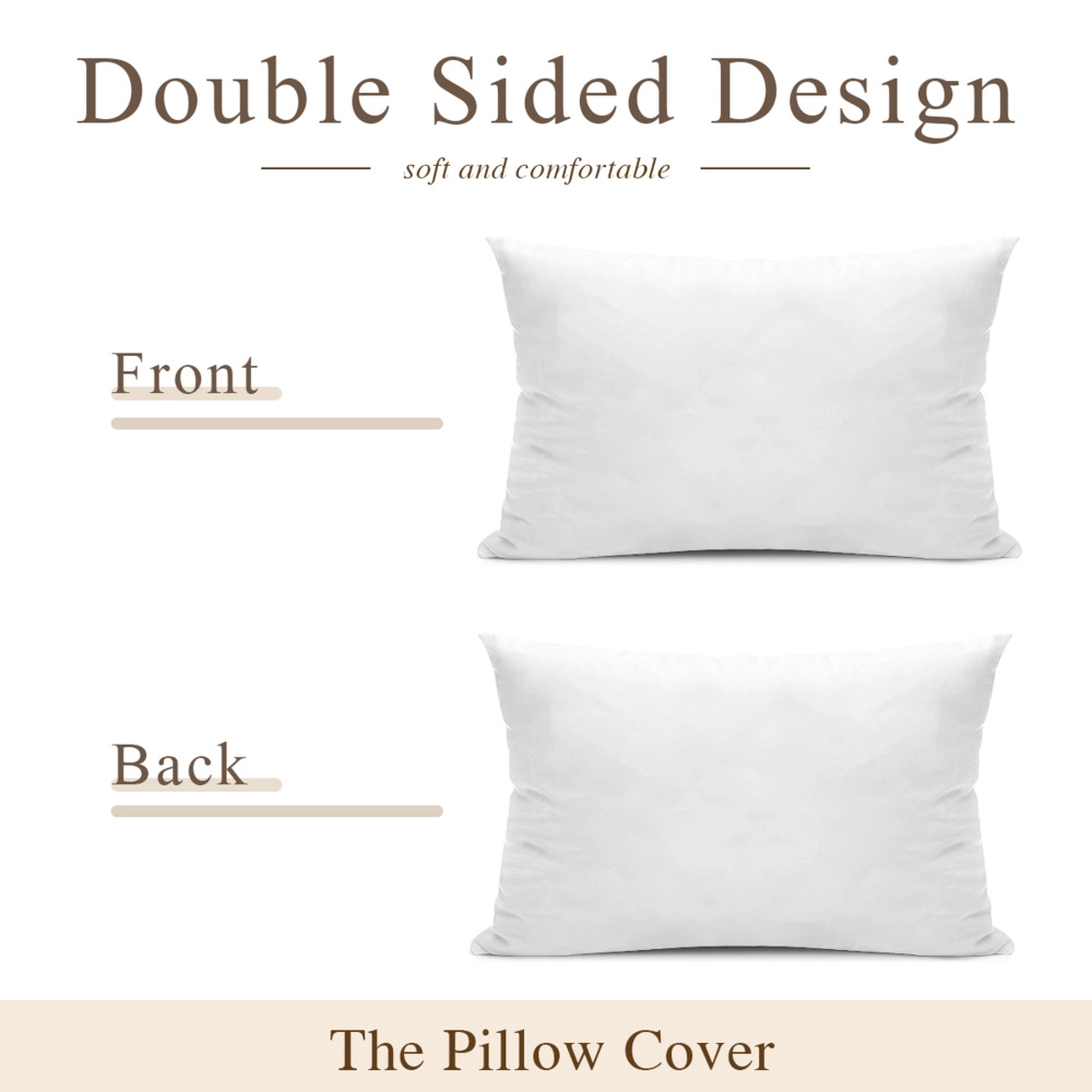 Customizable Rectangular Throw Pillow Cover - 