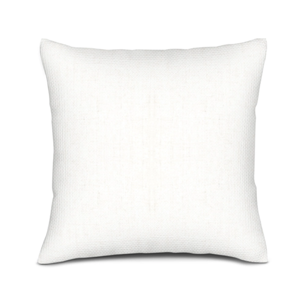 Natural Linen Cushion Cover in Ivory - Dual-Texture, Personalized Design for Modern Home Décor