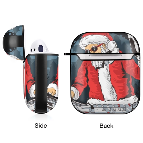 AirPods Gen 2 Hard Case: Santa's DJ Holiday Edition – Skin-Friendly Texture, Robust Drop Protection, Quick-Snap Design for Music Lovers on the Go