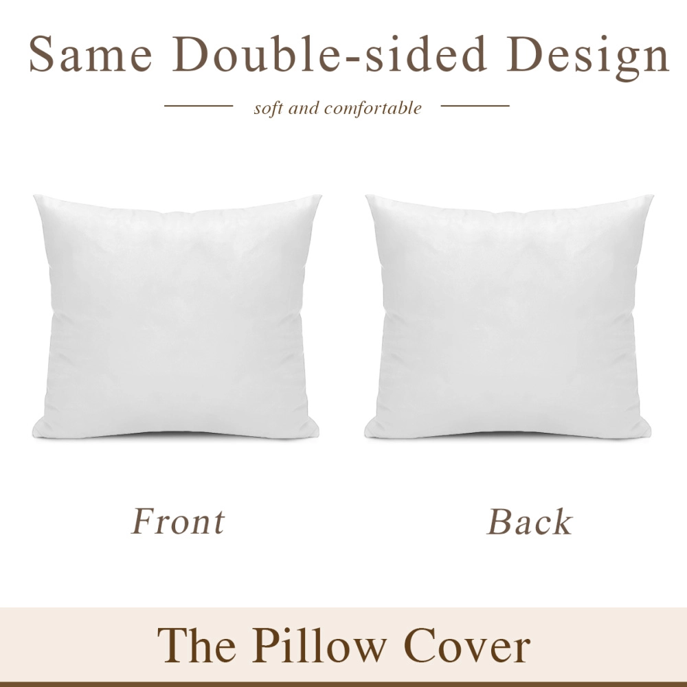 Customizable Pillow Covers Set of 2 - Double-Sided Design for Personalized Home Decor