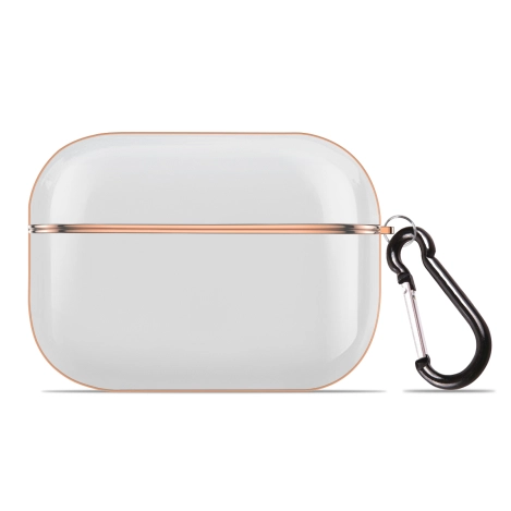 Rose Gold AirPods Pro Case with Unique Artistic Design - Durable Protective Cover for Premium Sound Accessories