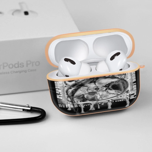 Rose Gold AirPods Pro Case with Unique Artistic Design - Durable Protective Cover for Premium Sound Accessories