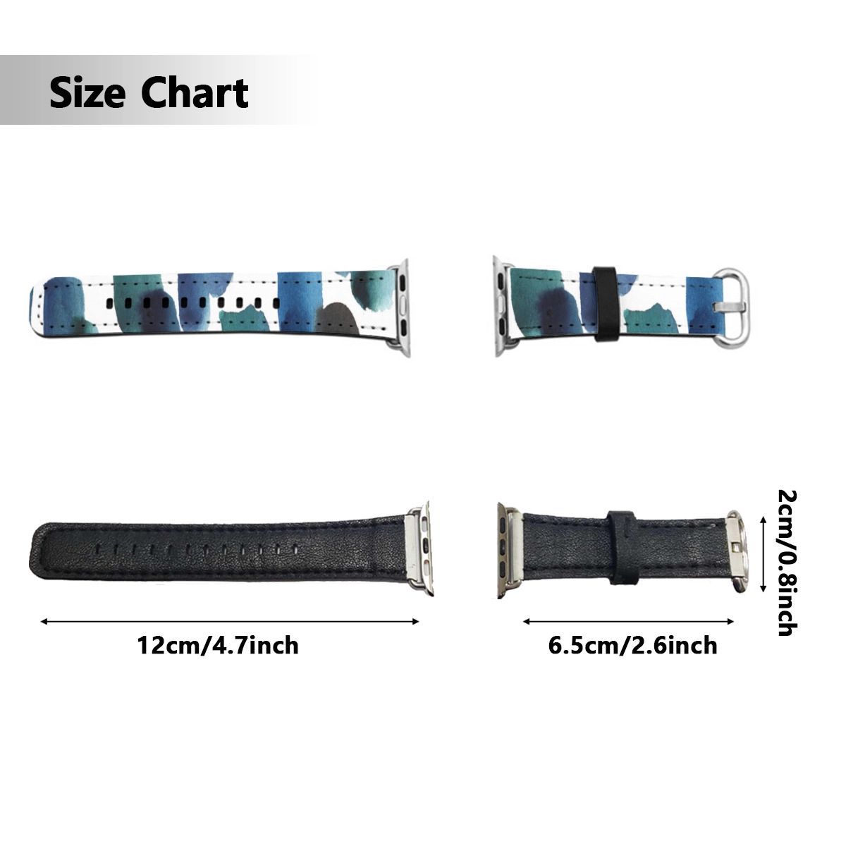 Chic Personalized Women's Apple Watch Band: Unique Camouflage Design with Comfort Fit – Ideal for Stylish Tech Accessorizing