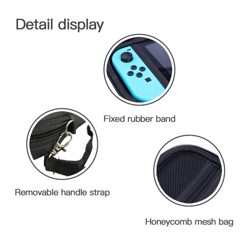 Compact and Portable Nintendo Switch Storage Bag - Customizable Pattern Design