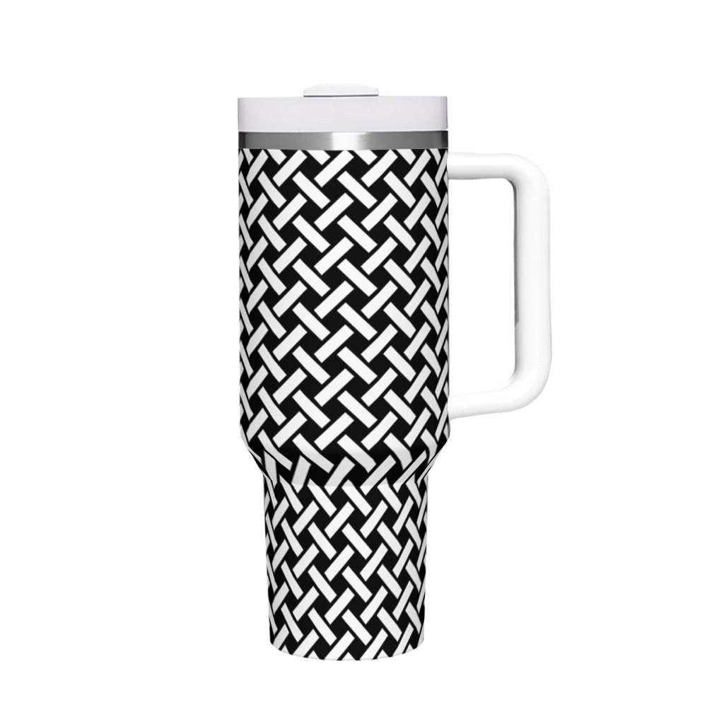 40oz Customizable Large Handle Travel Mug – Durable Insulated Car Tumbler for Hot and Cold Beverages