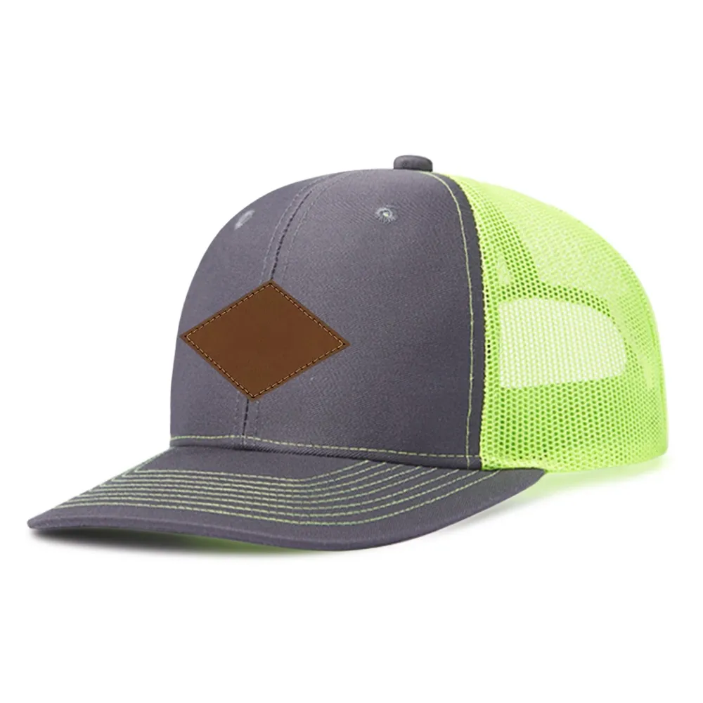 Stylish Trucker Cap - Breathable Mesh Snapback for Outdoor Sun Protection