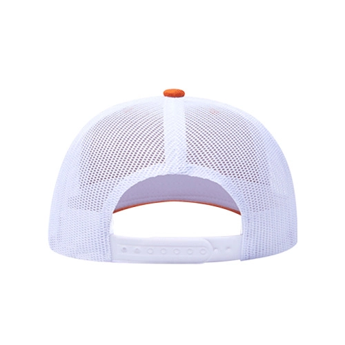 Custom Leather Patch Trucker Cap - Breathable Mesh Outdoor Sun Hat for Personalized Style