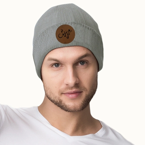 Customizable Laser Engraved Knit Beanie - Personalized Style Statement