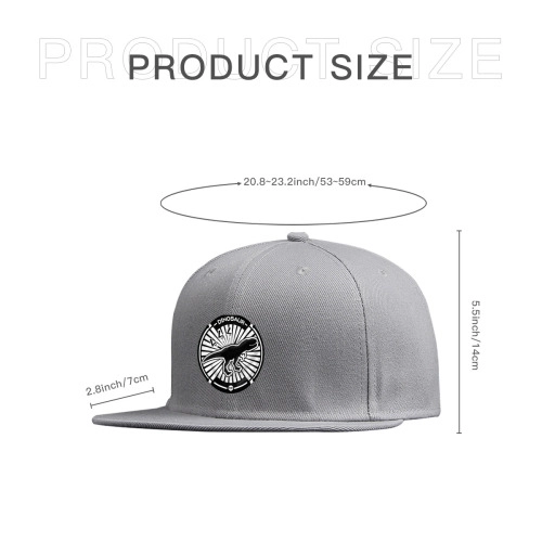 Customized Flat-Brim Hip Hop Cap, Solid Color Personalized Design, Urban Streetwear Fashion Hat for Trendy Style