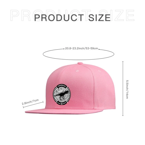 Customizable Solid Color Hip-Hop Snapback Cap – Unisex Fashion Accessory for Streetwear Enthusiasts