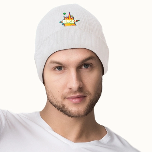 Customizable Knit Beanie – Versatile and Stylish Headwear for All Seasons