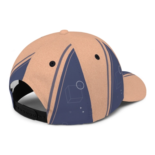 Customizable Full Brim Cap with Multi-Panel Design - Personalized Stylish Headwear for Sun Protection