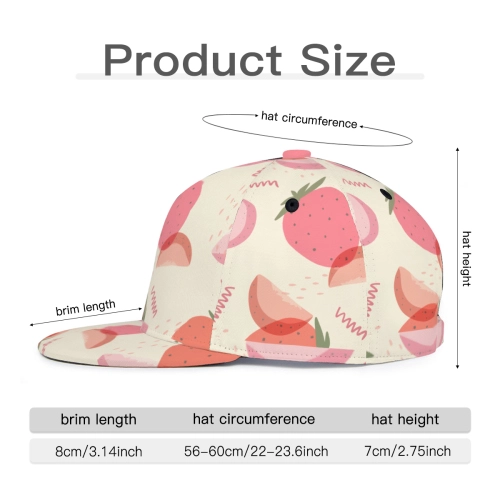 Customizable Full-Brim Snapback Cap – Create Your Own Personalized Design with Durable, Trendy Headwear for Urban Style