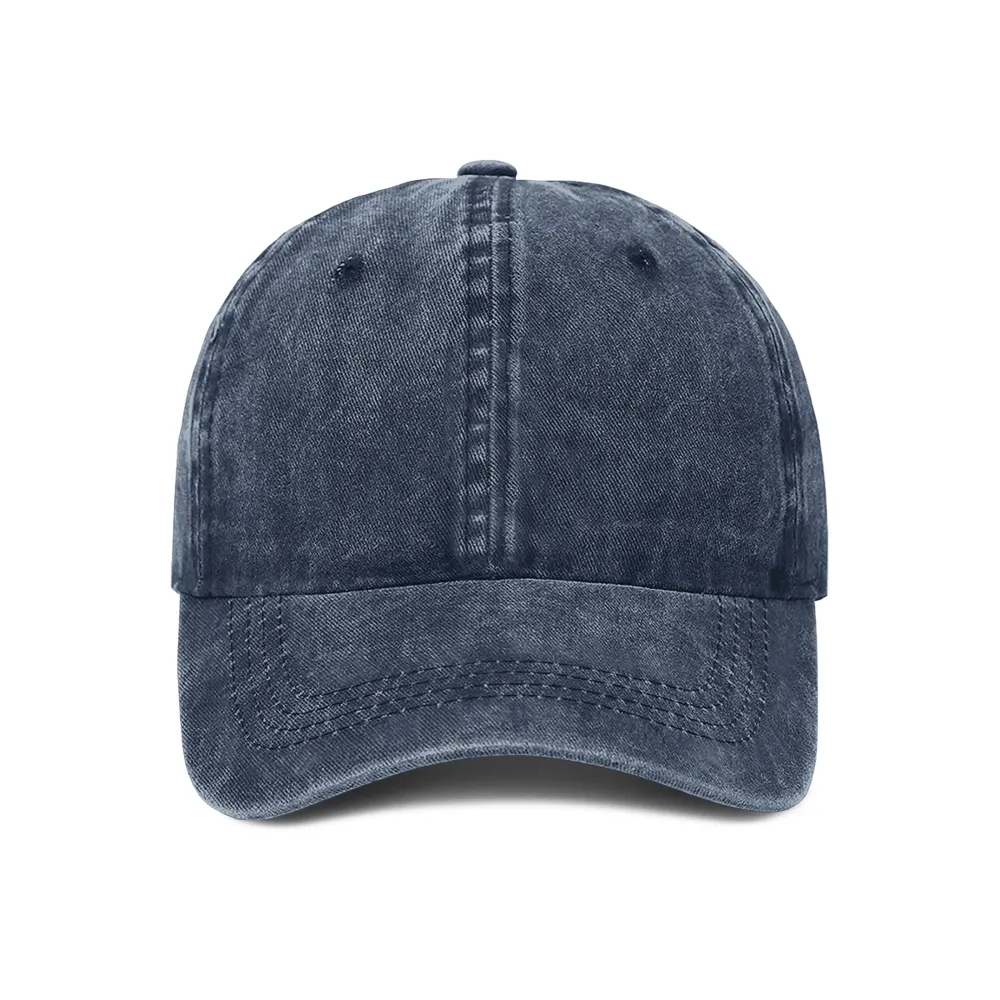 Customizable Denim Baseball Cap - Unique Style, Durable Jean Material, Unisex Fashion Hat for Casual Wear