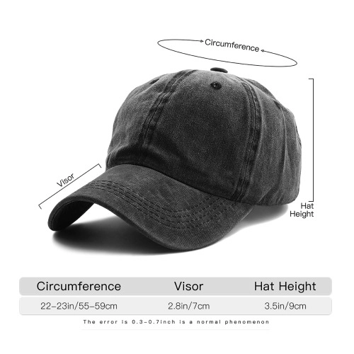 Customizable Denim Baseball Cap - Unique Style, Durable Jean Material, Unisex Fashion Hat for Casual Wear