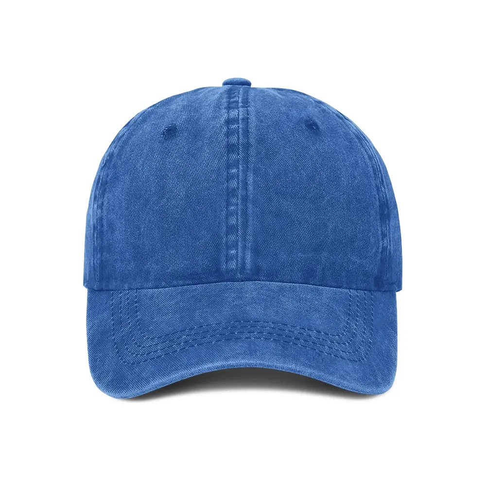 Vintage Denim Baseball Cap: Unique Style for Casual Cool