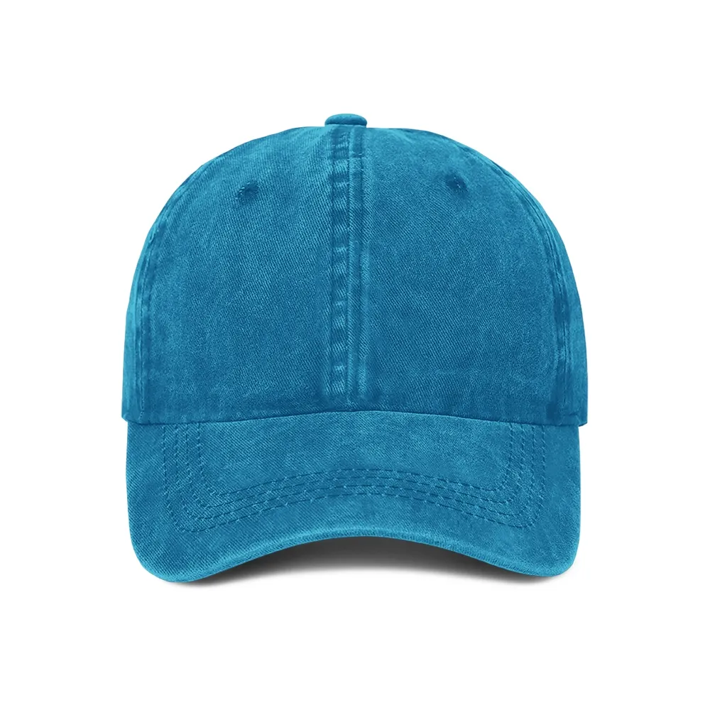 Vintage Denim Baseball Cap: Unique Style for Casual Cool