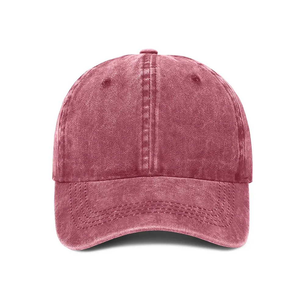 Vintage Denim Baseball Cap: Unique Style for Casual Cool