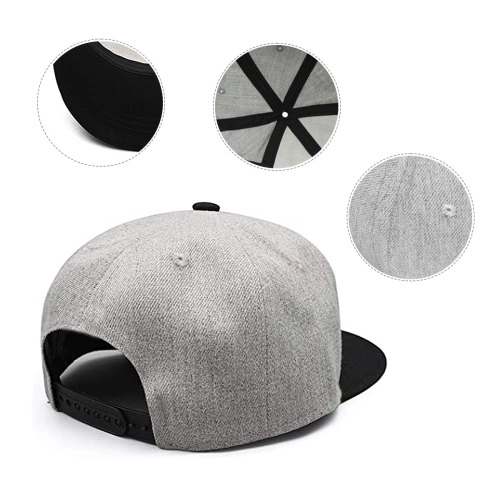 Stylish Flat Brim Hip Hop Cap with Unique Custom Design - Versatile Fashion Accessory for Urban Streetwear