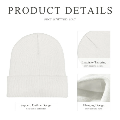 Customizable Knit Beanie with Personalized Patch – Trendy and Comfortable Winter Hat for Style-Conscious Shoppers