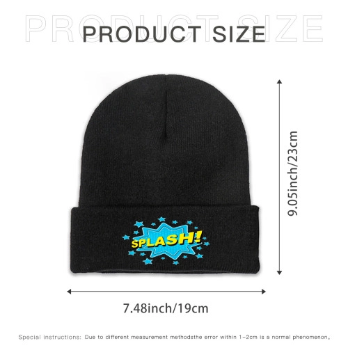 Customizable Knit Beanie with Personalized Patch – Trendy and Comfortable Winter Hat for Style-Conscious Shoppers