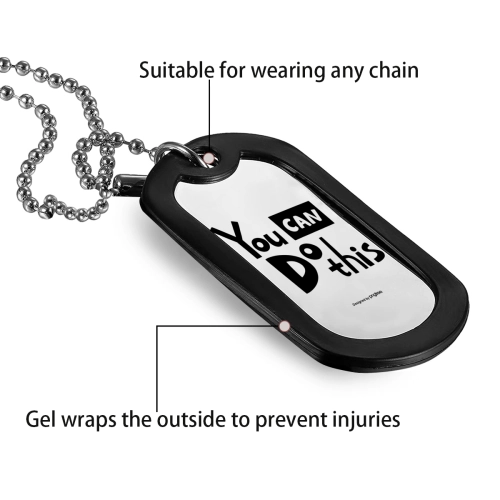 Customizable Military Identity Tag Pendant – Personalized Stainless Steel Soldier ID for Army Enthusiasts and Veterans