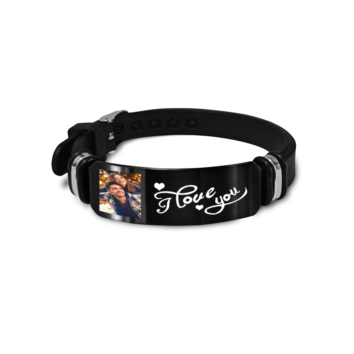 Custom Engraved Silicone Wristband - Personalized Fashion Accessory for All Occasions