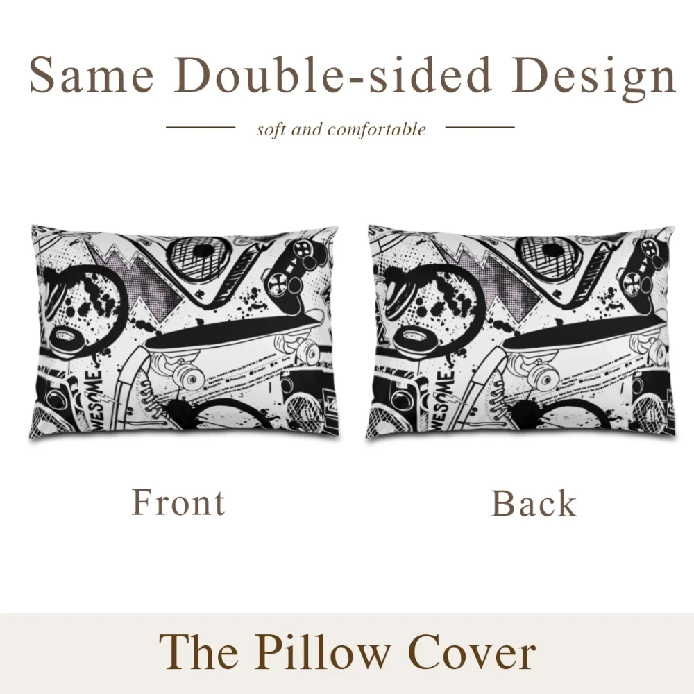 Customizable Pillowcase with Insert | 20x14