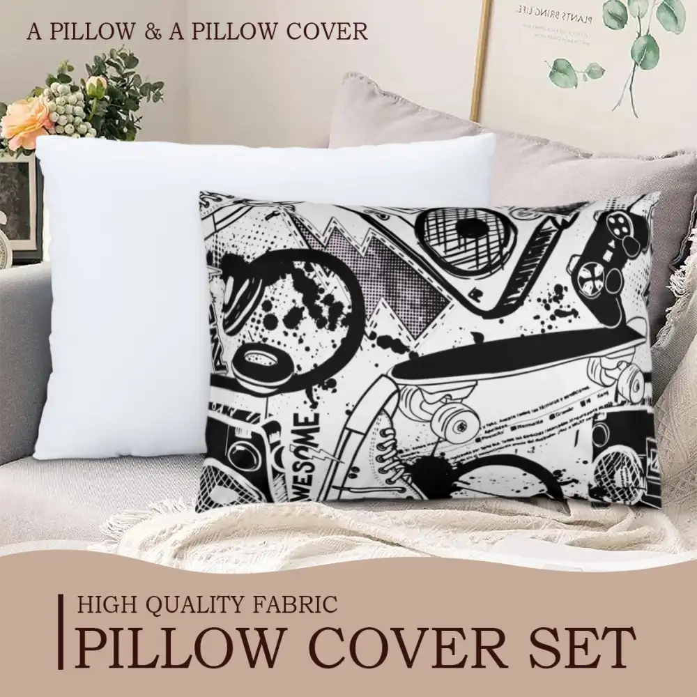 Customizable Pillowcase with Insert | 20x14