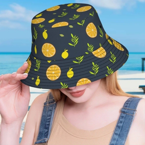 Reversible Custom Design Bucket Hat – Trendy Personalized Dual-Pattern Summer Headwear